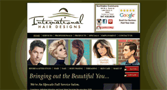 Desktop Screenshot of internationalhairdesigns.com